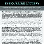 warren buffett ovarian lottery
